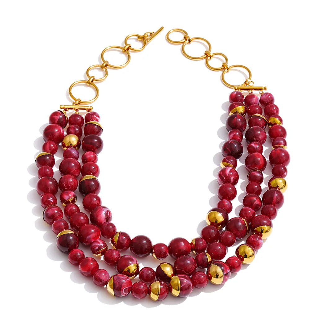 Layered Pearl-Accent Necklace or Earrings | Choose Your Design