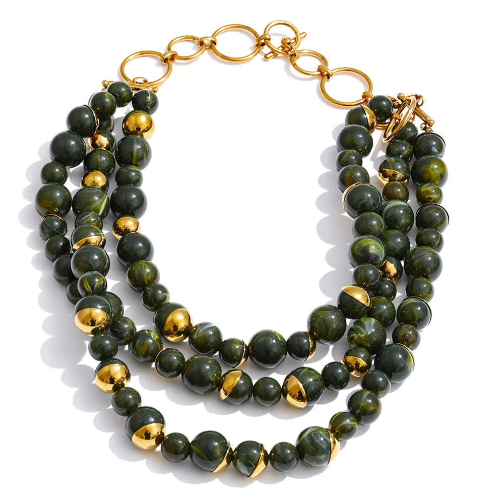 Layered Pearl-Accent Necklace or Earrings | Choose Your Design