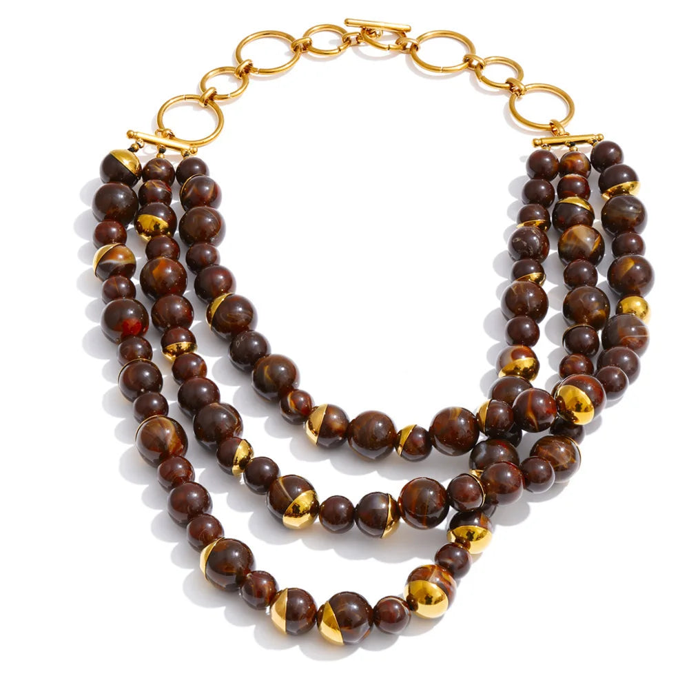 Layered Pearl-Accent Necklace or Earrings | Choose Your Design