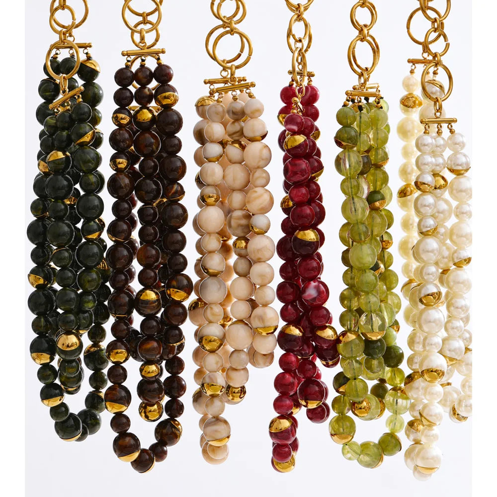 Layered Pearl-Accent Necklace or Earrings | Choose Your Design