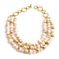 Layered Pearl-Accent Necklace or Earrings | Choose Your Design