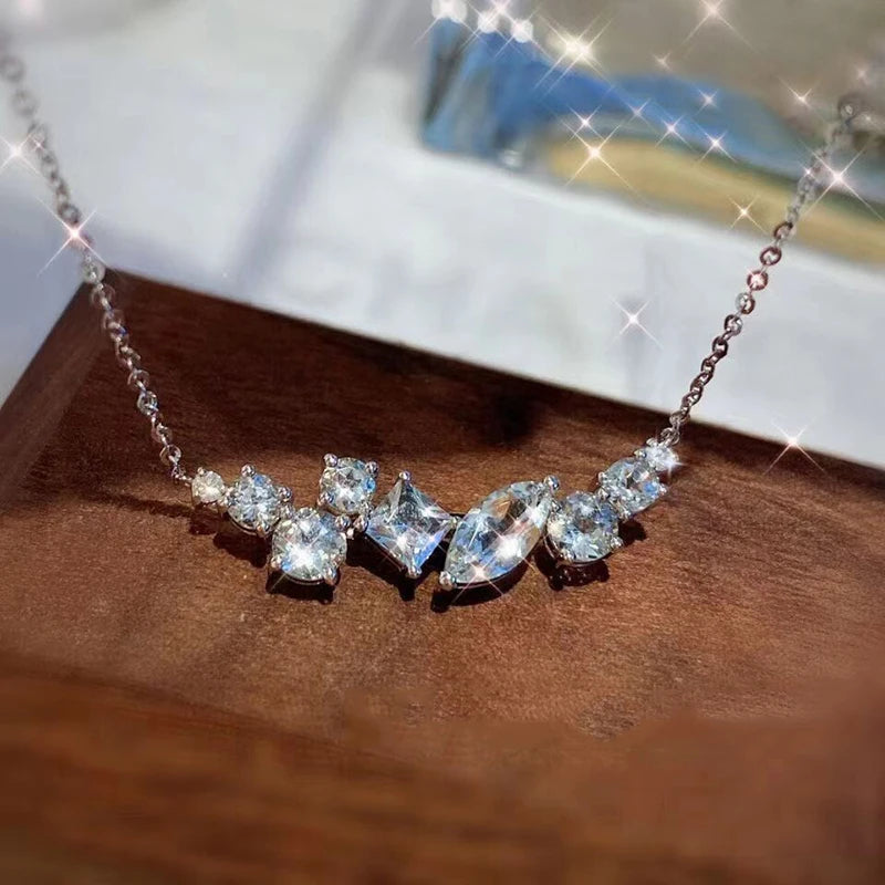Classic White Cubic Zirconia Necklace