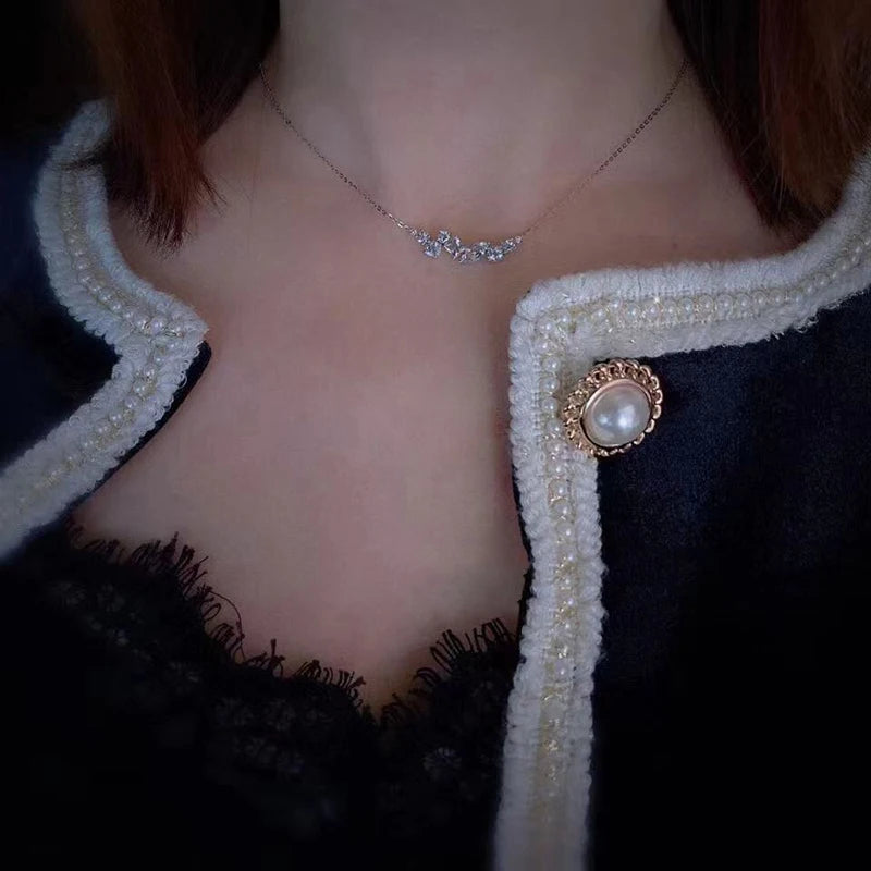 Classic White Cubic Zirconia Necklace