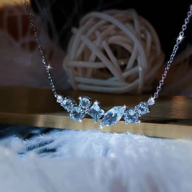 Classic White Cubic Zirconia Necklace