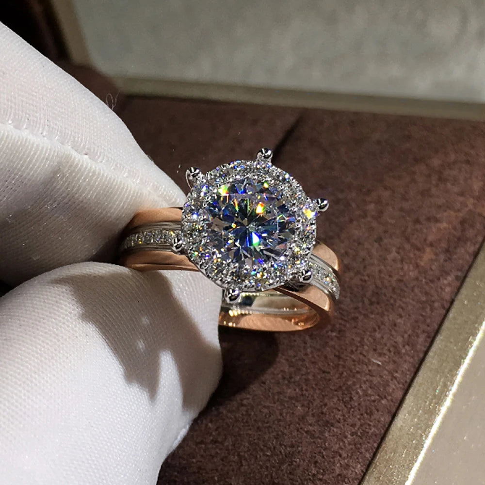 Classic Four-Prong Cubic Zirconia Ring