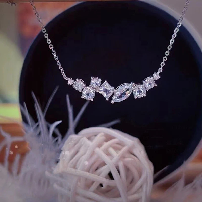 Classic White Cubic Zirconia Necklace