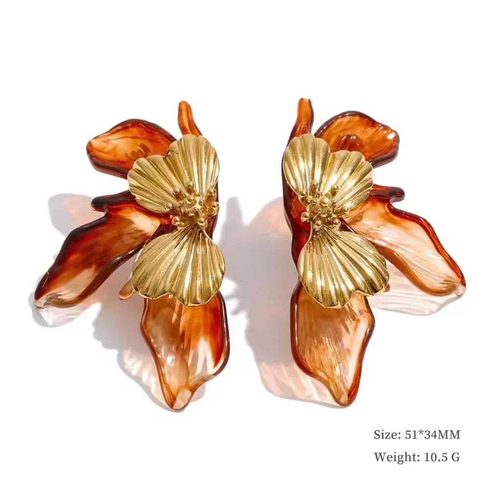 Botanical Statement Earrings | Multiple Colors & Designs