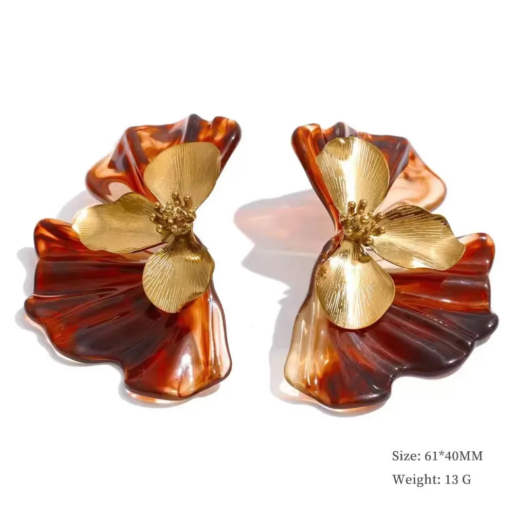 Botanical Statement Earrings | Multiple Colors & Designs
