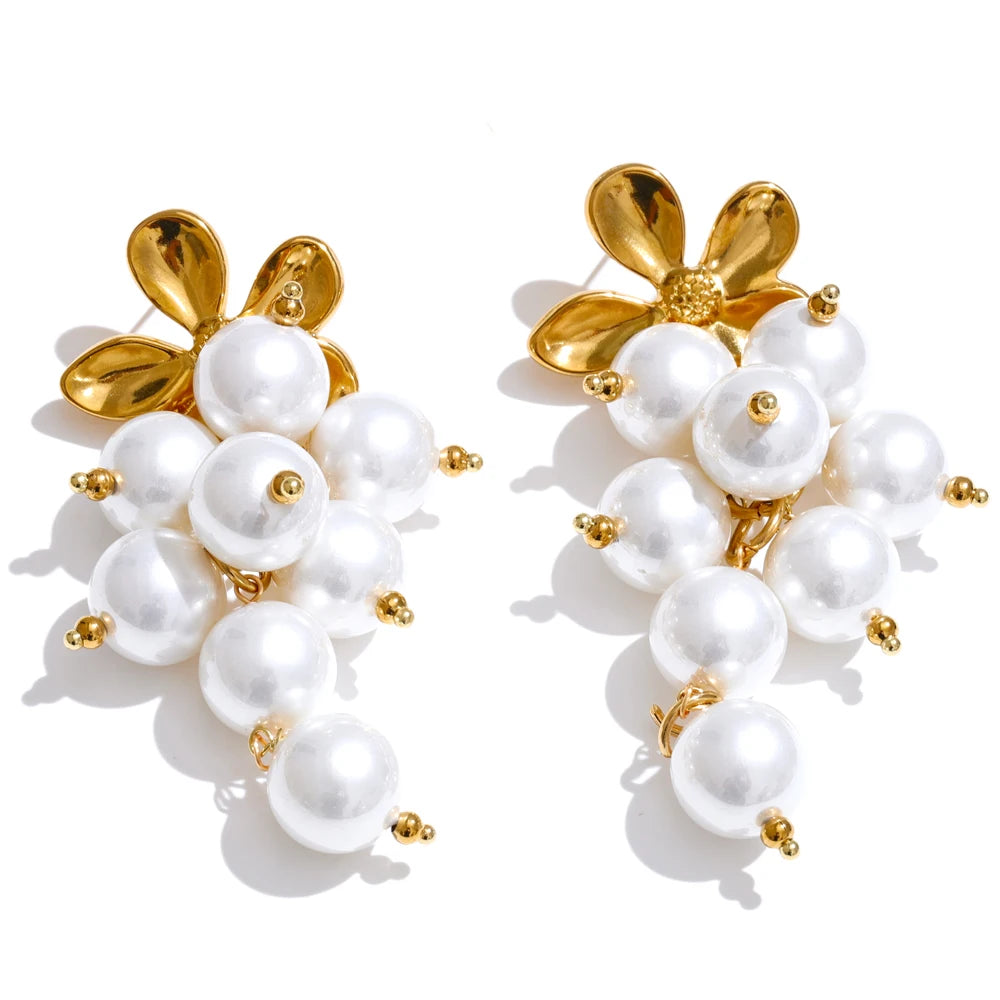 Layered Pearl-Accent Necklace or Earrings | Choose Your Design