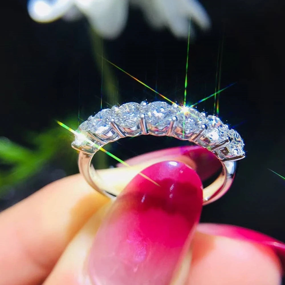 Classic Cubic Zirconia Band | Silver-Tone