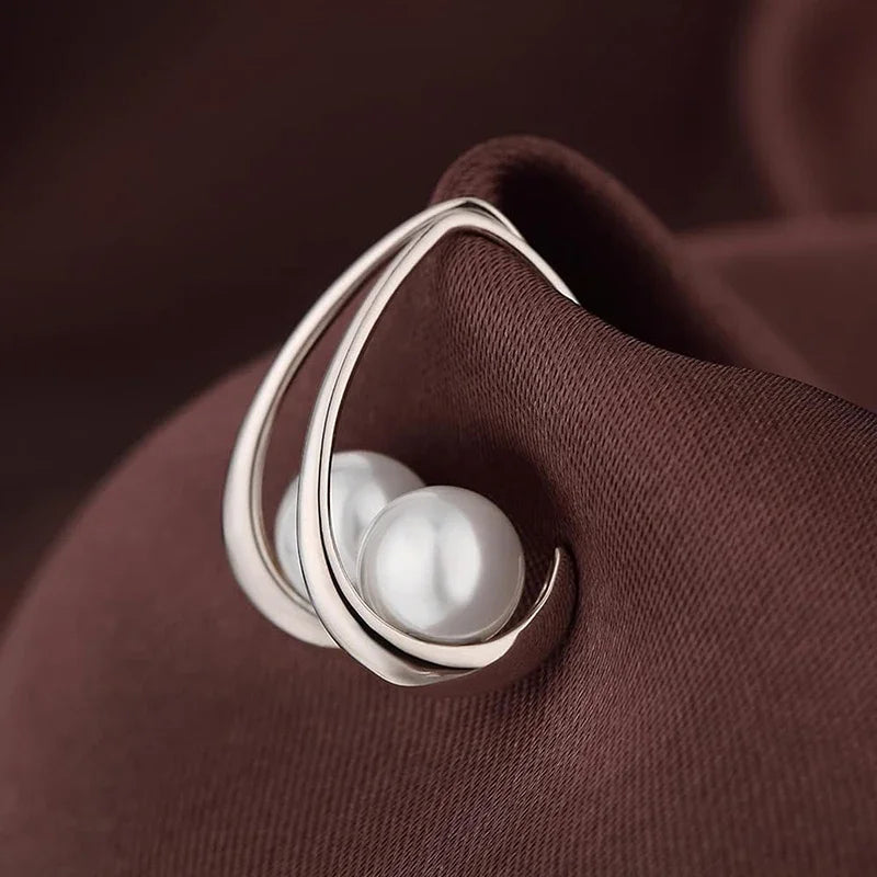 Imitation Pearl Elegant Drop Earrings