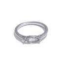Sparkling Cubic Zirconia Band Ring | Gold & Silver-Tone