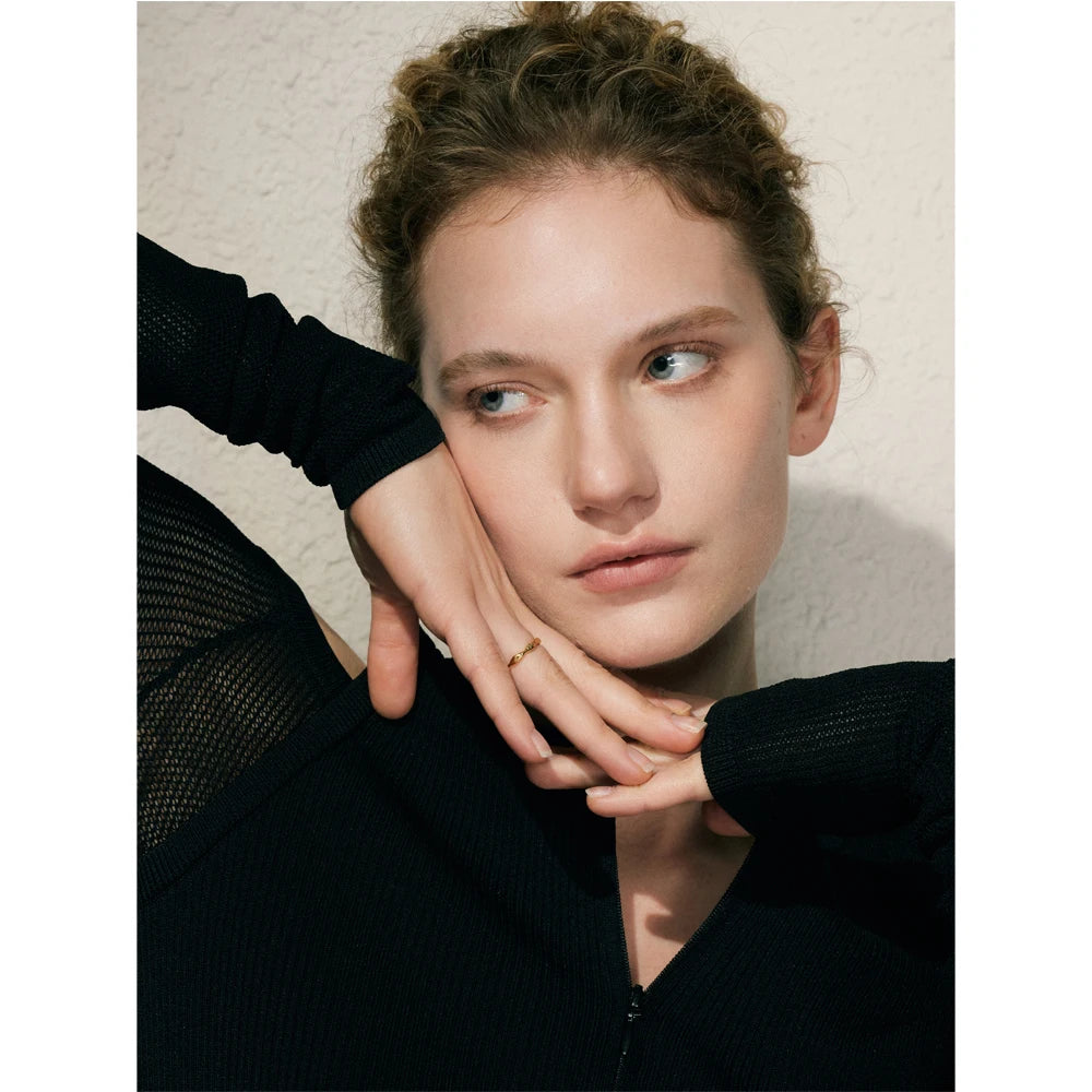 Minimalist Fish Ring | Gold & Silver-Tone