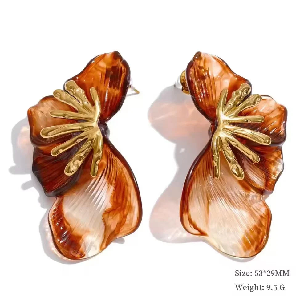 Botanical Statement Earrings | Multiple Colors & Designs