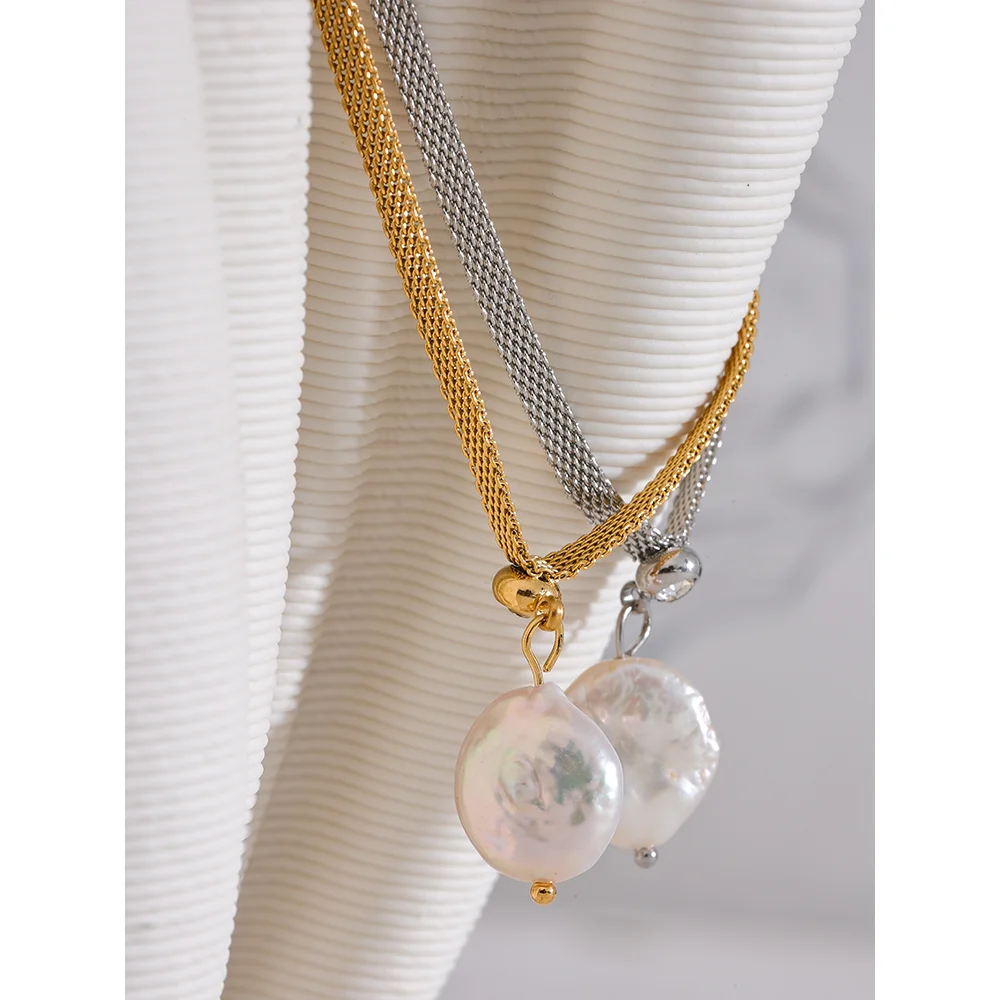 Pearl-Accent Minimalist Necklace | Choice of Designs
