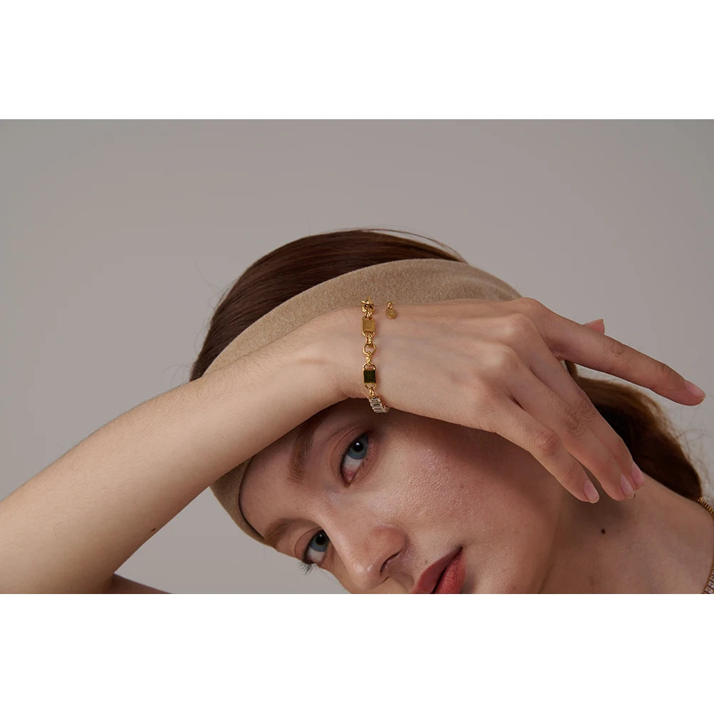 Cubic Zirconia Link Necklace or Bracelet | Choice of Designs
