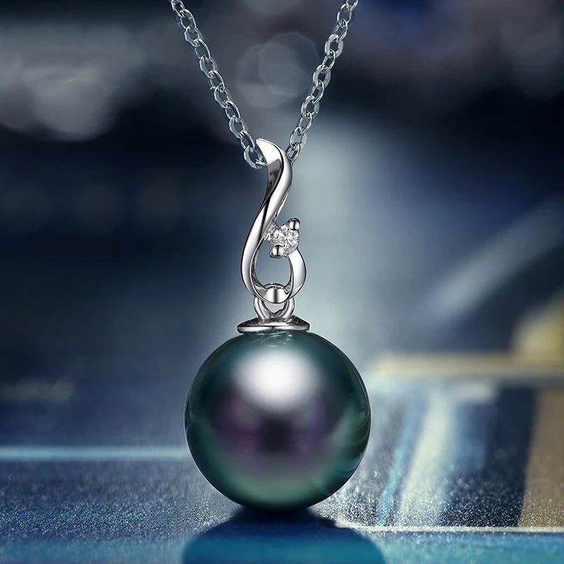 Multicolor Imitation Pearl Pendant Necklace
