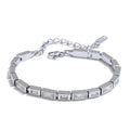Sparkling Zirconia Bangle | Gold & Silver-Tone