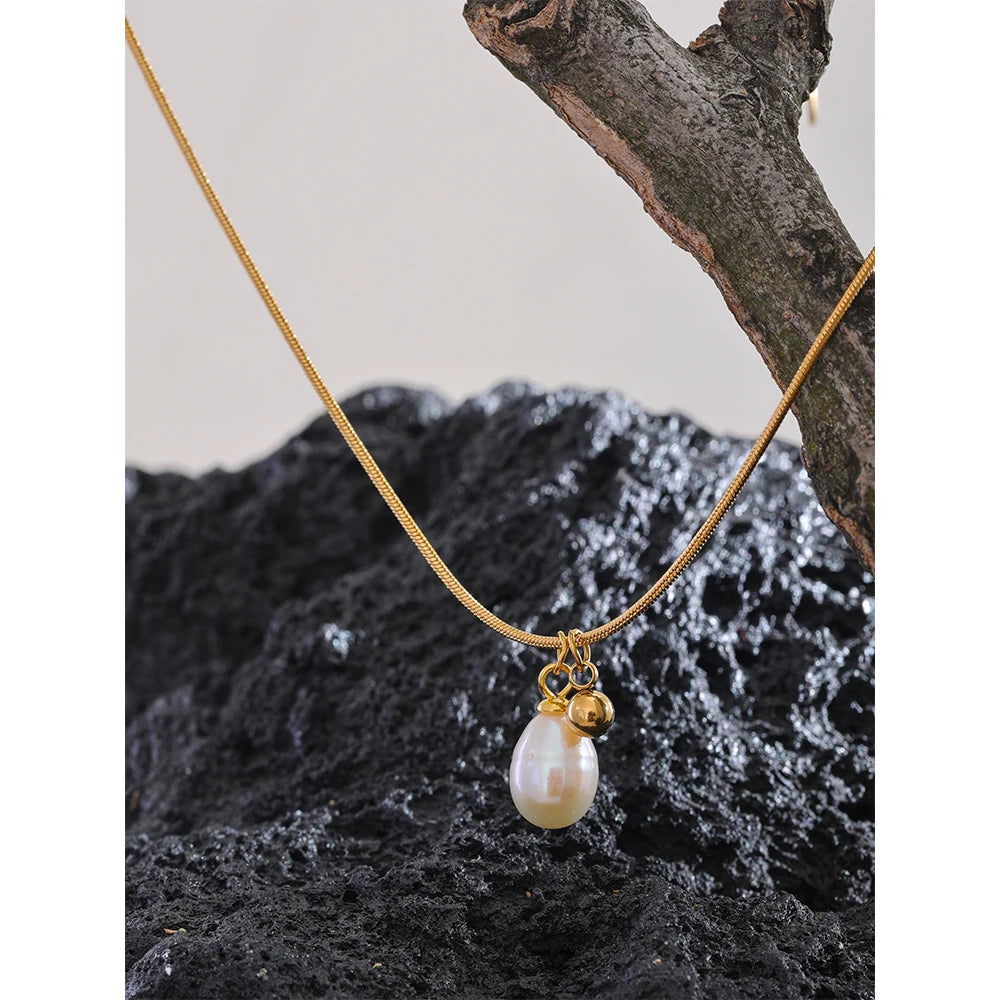 Pearl-Accent Minimalist Necklace | Choice of Designs