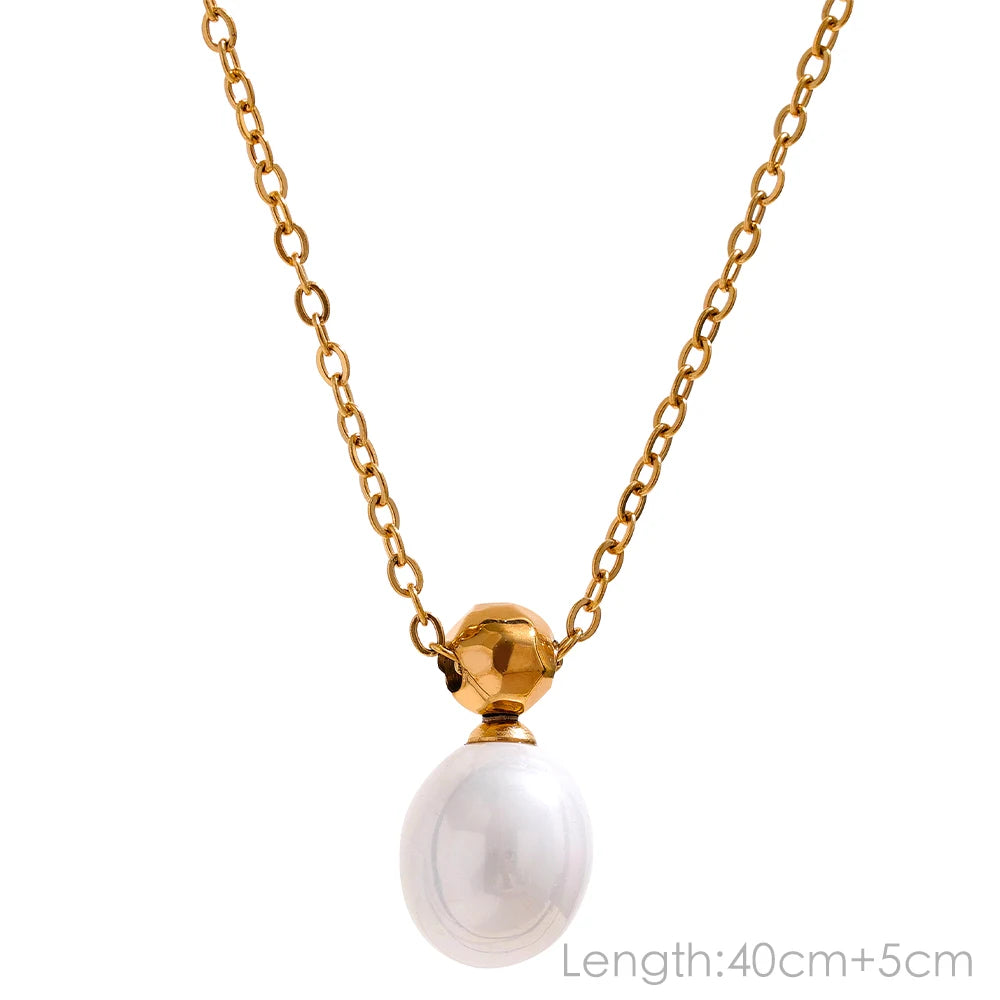 Pearl-Accent Minimalist Necklace | Choice of Designs