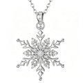 Snowflake Christmas Pendant Necklace