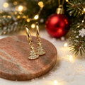 Christmas Tree Statement Drop Earrings