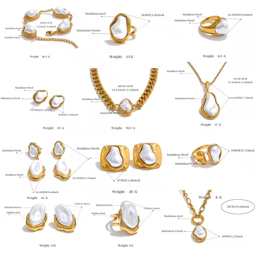 Baroque Pearl-Design Jewelry | Choose Your Piece