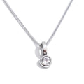 Petite CZ Pendant Necklace | Gold & Silver-Tone