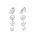 Round Chain Drop Earrings | Gold & Silver-Tone