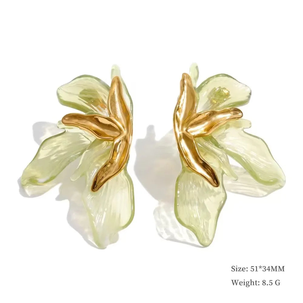 Botanical Statement Earrings | Multiple Colors & Designs