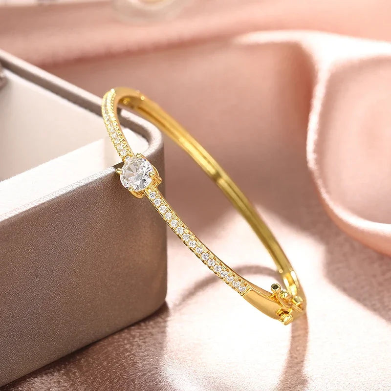 Full Zirconia Sparkle Bangle