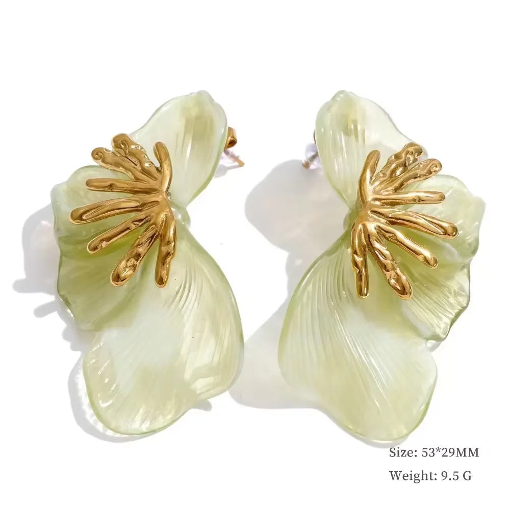 Botanical Statement Earrings | Multiple Colors & Designs
