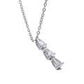 Teardrop Cubic Zirconia Necklace | Gold & Silver-Tone