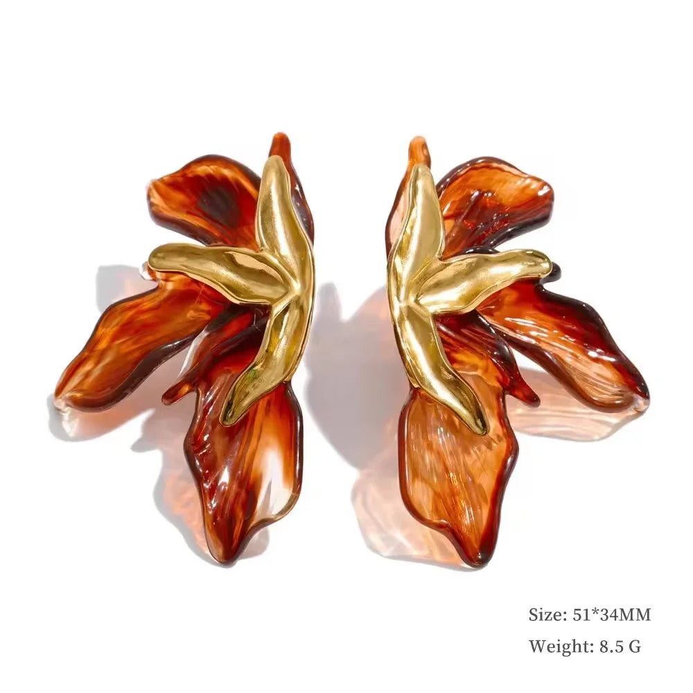 Botanical Statement Earrings | Multiple Colors & Designs