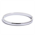 Smooth Rounded Stainless Steel Bangle | Gold & Silver-Tone