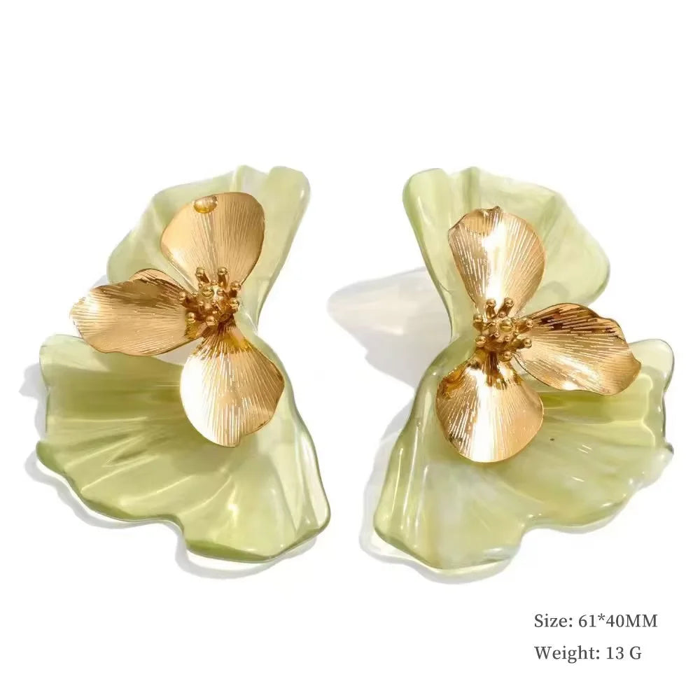 Botanical Statement Earrings | Multiple Colors & Designs