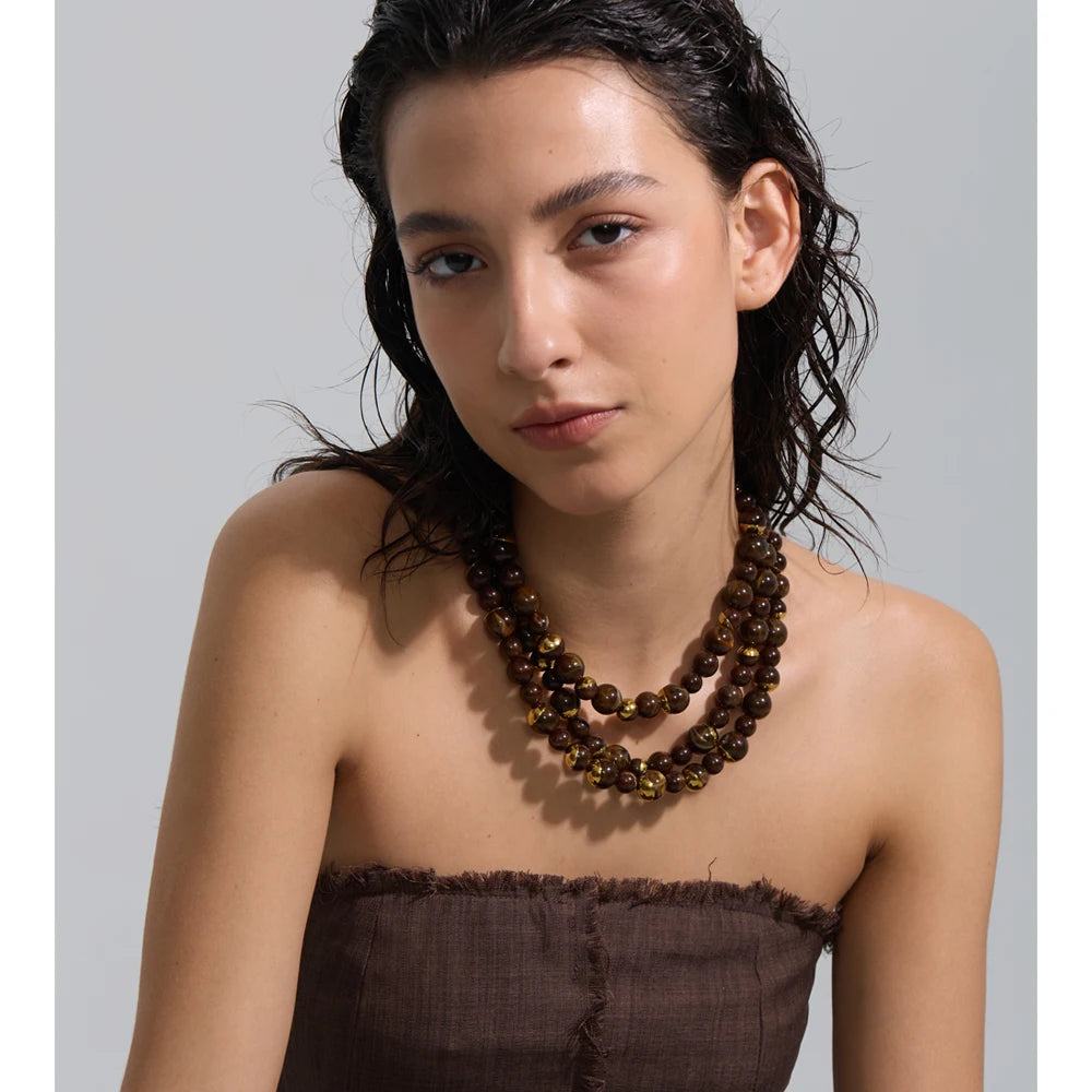 Layered Pearl-Accent Necklace or Earrings | Choose Your Design
