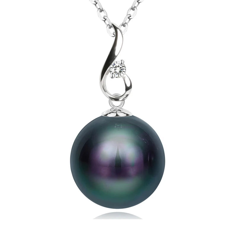 Multicolor Imitation Pearl Pendant Necklace