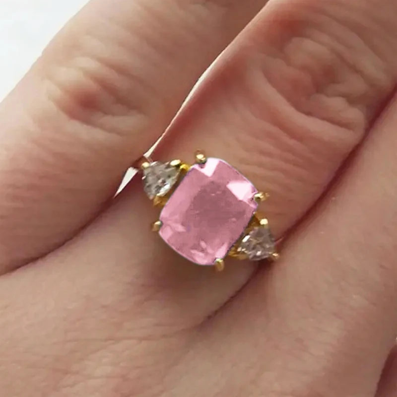 Brilliant Cubic Zirconia Ring | Four Colors