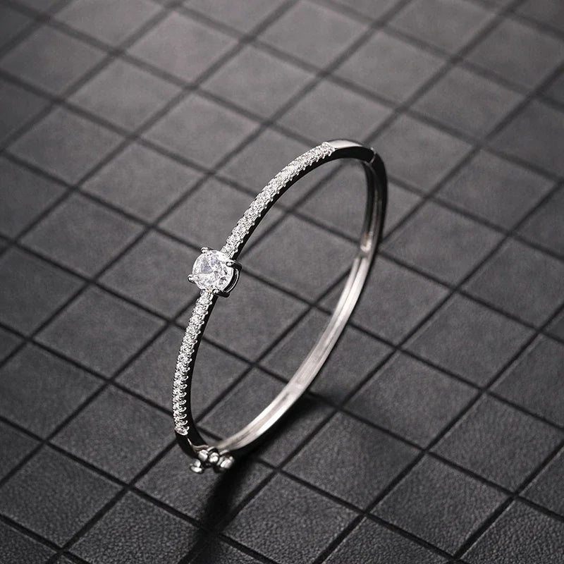Full Zirconia Sparkle Bangle
