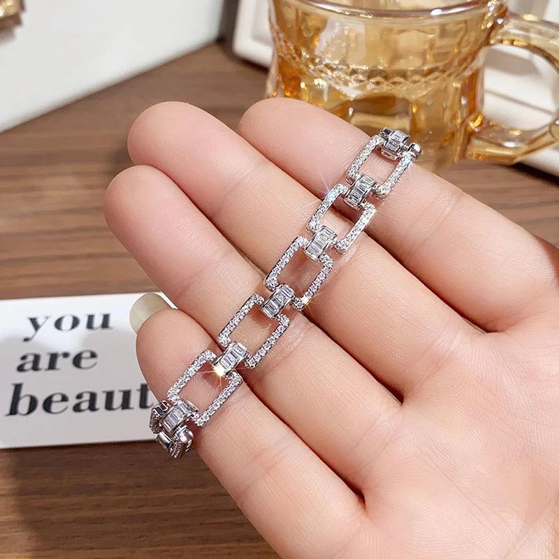 Brilliant Zirconia Occasion Bracelet