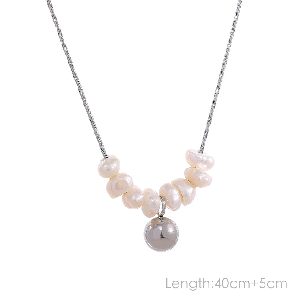 Pearl-Accent Minimalist Necklace | Choice of Designs