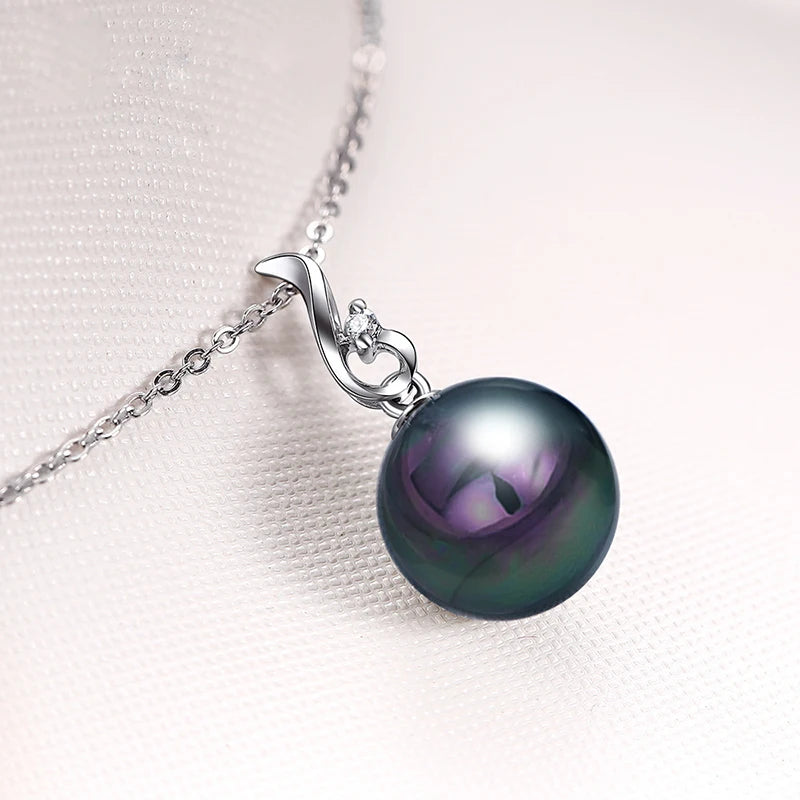 Multicolor Imitation Pearl Pendant Necklace