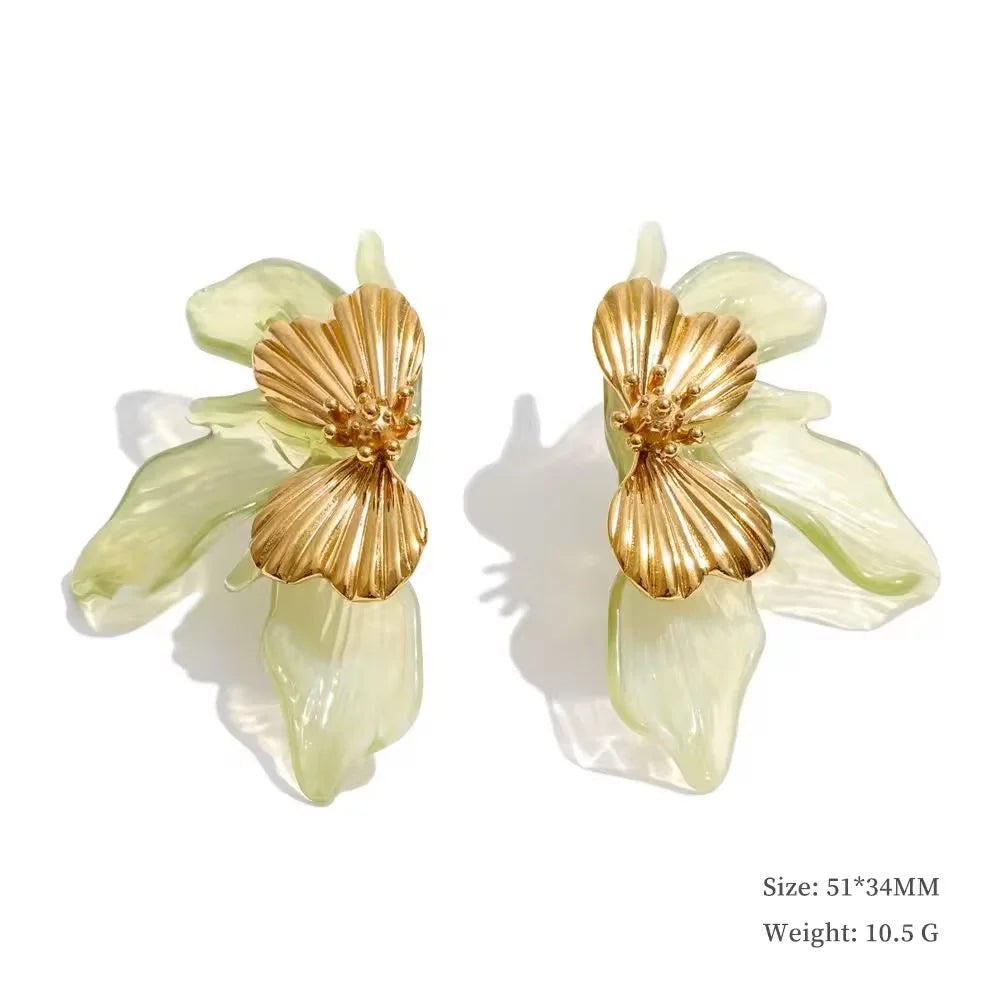 Botanical Statement Earrings | Multiple Colors & Designs