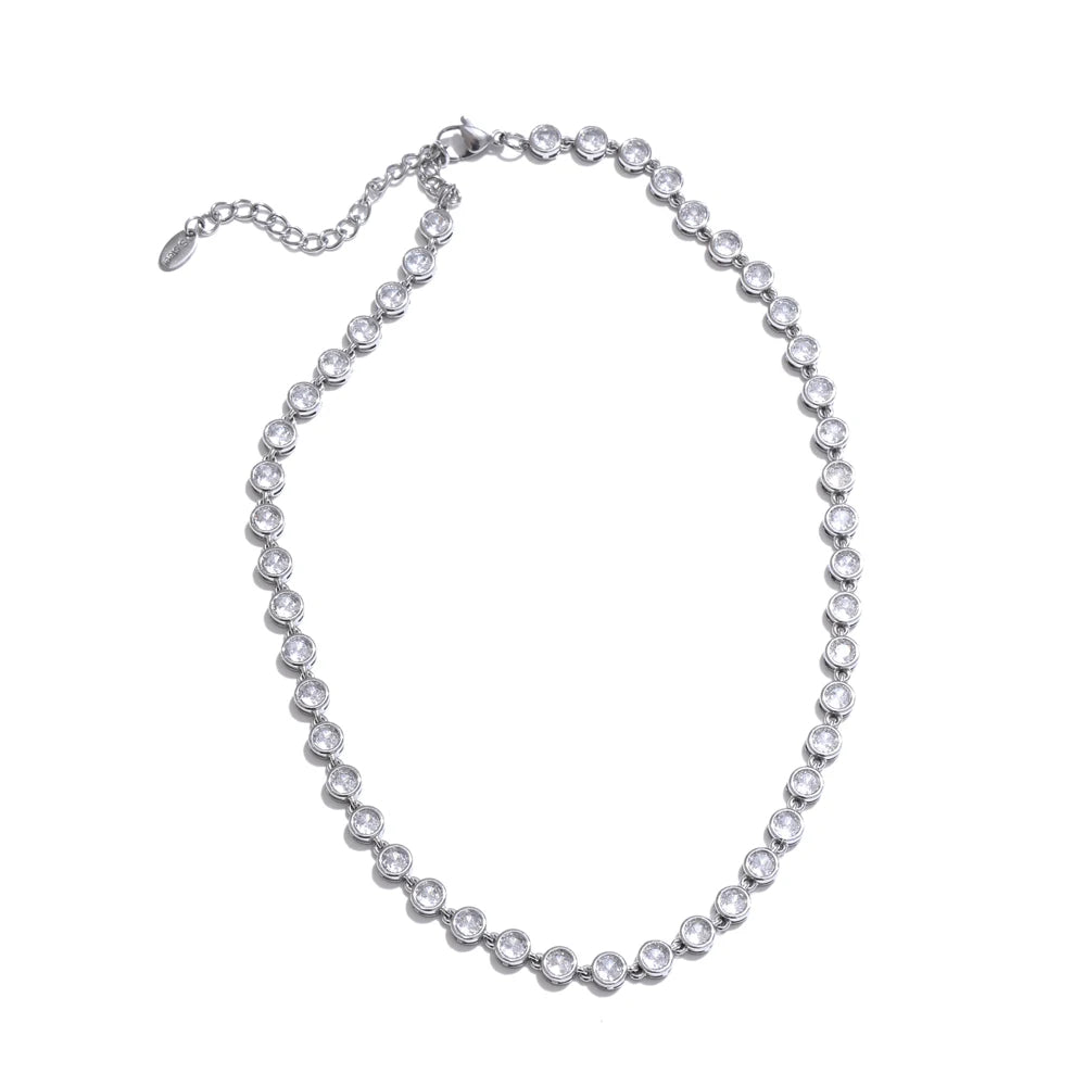 Colorful Zirconia Necklace or Bracelet | Select Your Piece