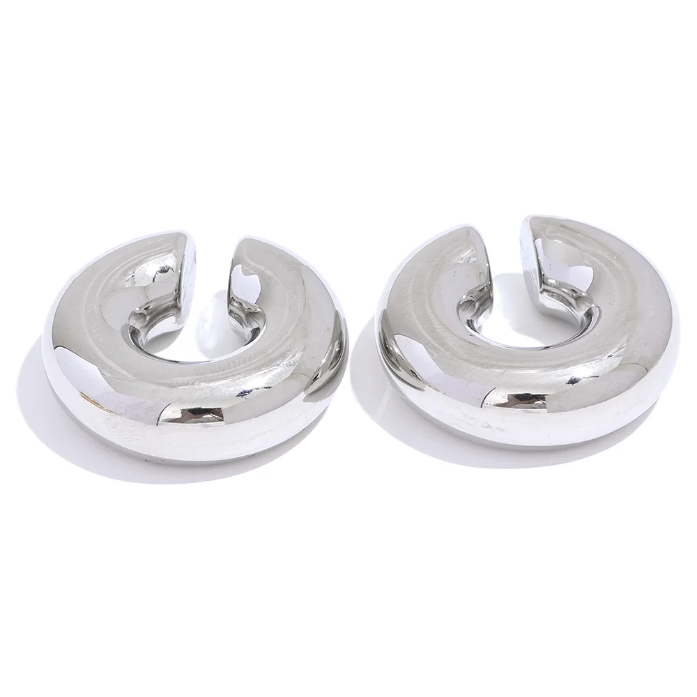 Chunky Non-Pierced Ear Cuff | Gold & Silver-Tone