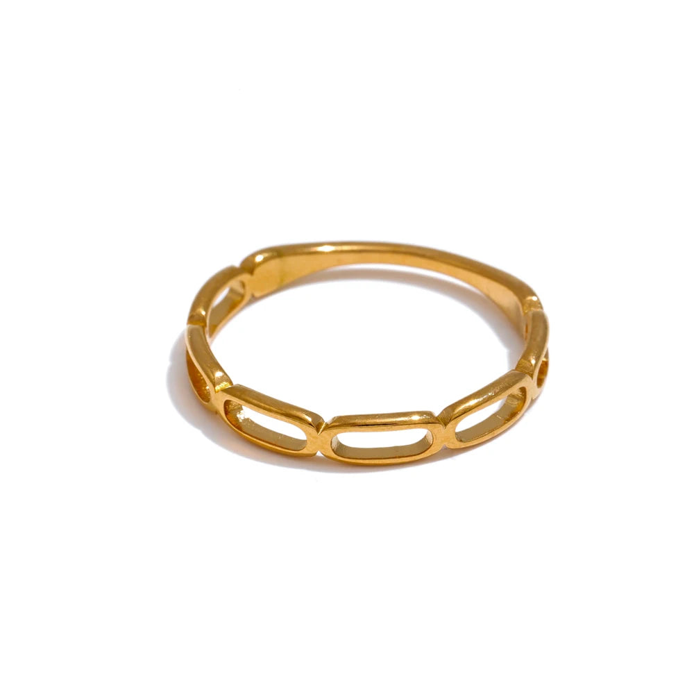 Pearl-Accent Stackable Thin Ring | Choice of Designs