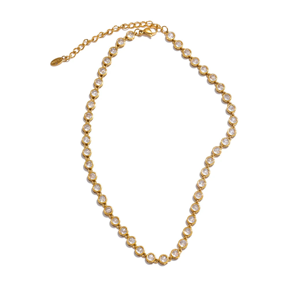 Colorful Zirconia Necklace or Bracelet | Select Your Piece