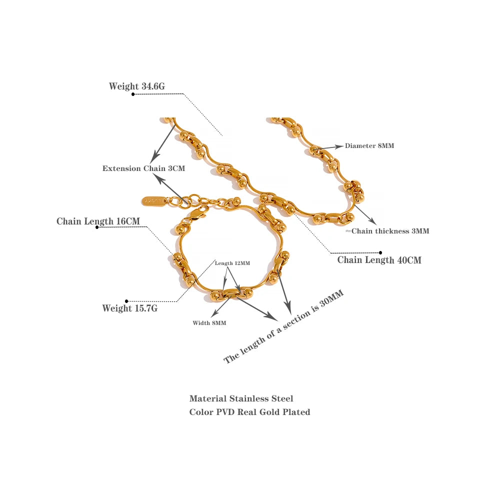 Minimalist Chain Necklace or Bracelet | Select Your Piece